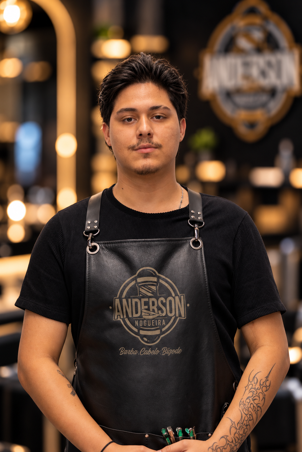 John, barbeiro da equipe